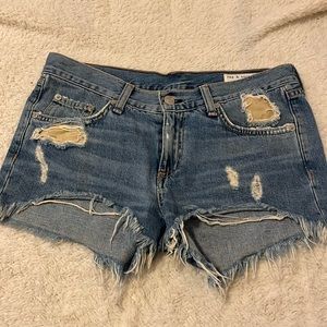 Rag & Bone cutoff distressed shorts